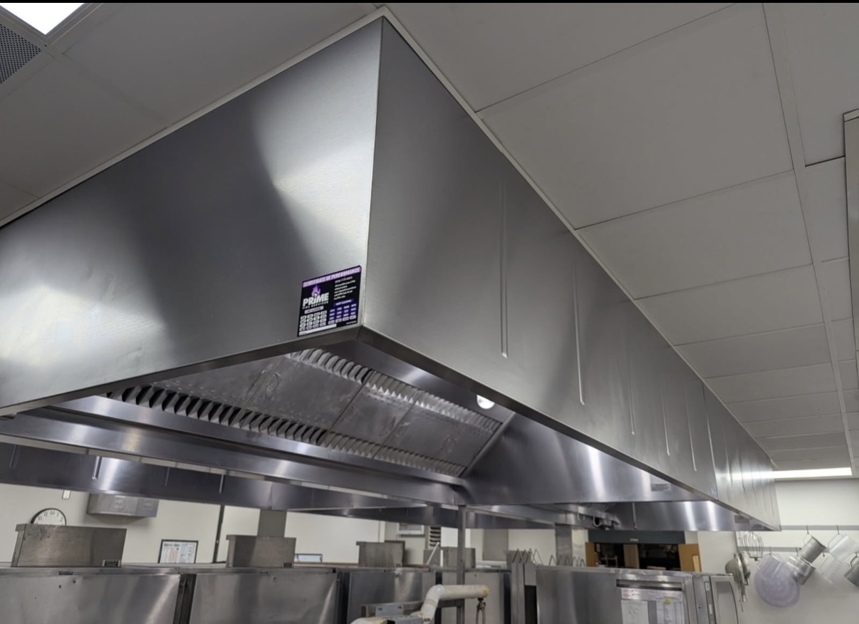 Grease-free kitchen hood system after deep cleaning